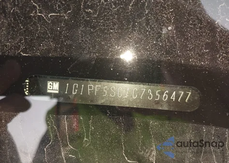 2012 Chevrolet Cruze 1Lt z USA, uszkodzony, nr VIN 1G1PF5SC1C7356477